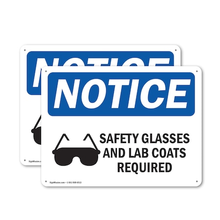 Signmission 18 in Height, 24 in Width, Aluminum, Rectangle OS-2PACK-NS-A-1824-L-18158